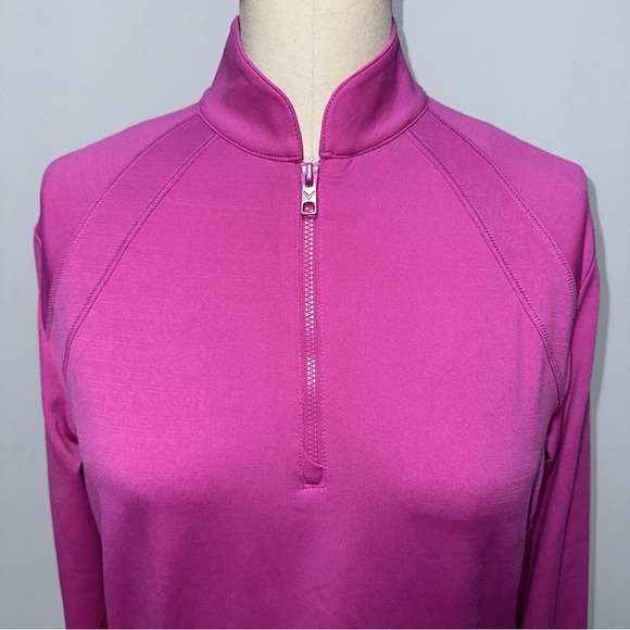 *NWT* Pink Callaway Performance Opti-Dri 1/4 Zip LS Lightweight Jacket - Picture 2 of 9